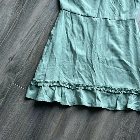 Francesca’s Landyn One Shoulder Ruffled Mini Dress - Picture 2 of 6